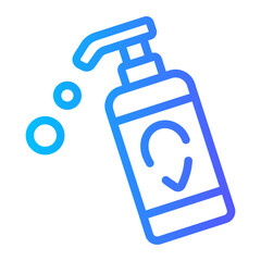 shampoo gradient icon