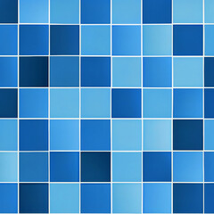 blue mosaic tiles, background with squares