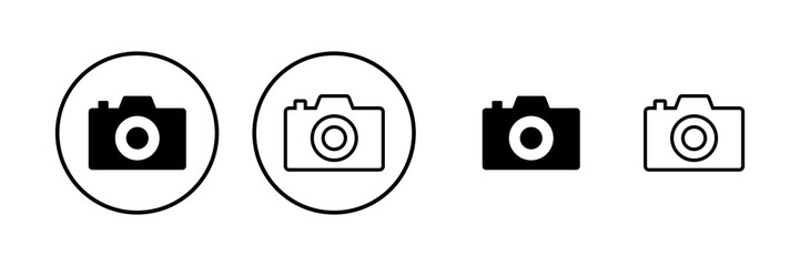 Camera icon vector illustration. photo camera sign and symbol. photography icon.