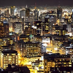 大都市の夜景