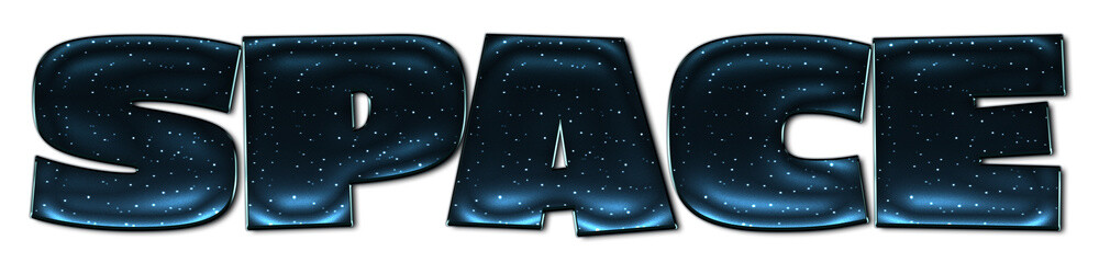 Space Text Sternenhimmel © Michael