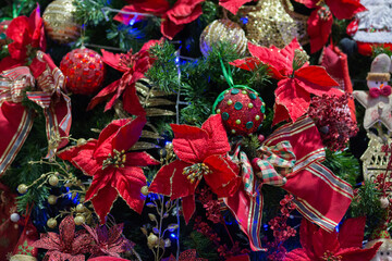 Christmas decoration in the city of Rio de Janeiro.