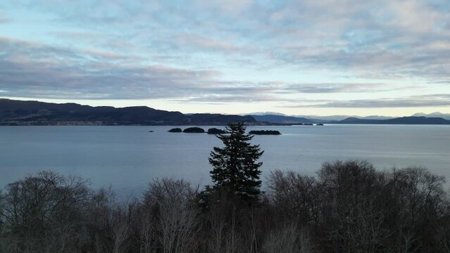 Melancholic skies above the Bj&oslash;rnafjord, Norway