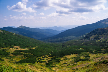 Fototapeta premium beautiful landscape mountains Carpathians in the Ukraine