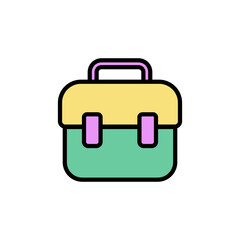 lunch box icon vector design templates