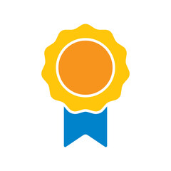 Medal icon vector symbol design templates