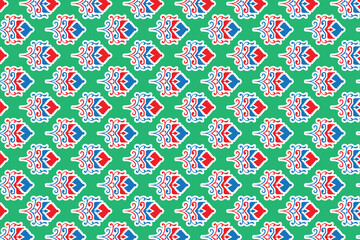 seamless pattern design clothing textile and fabric vector design