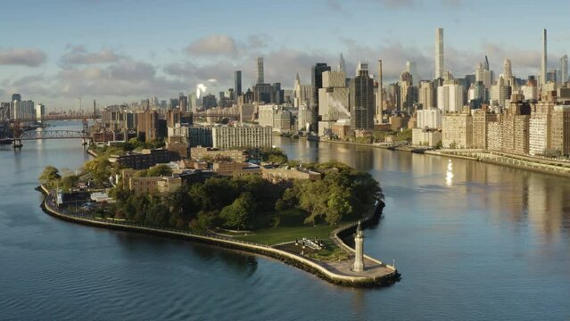 Roosevelt island from Air