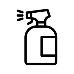 spray line icon illustration vector graphic