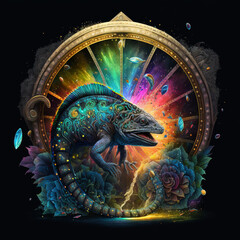 Casino Spirit Animals, leaping from the Roulette Wheel for good fortune and lucky wins