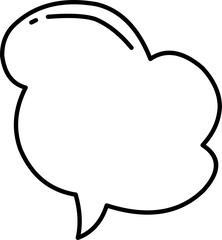 Cartoon Speech Bubbles and Thought illustration