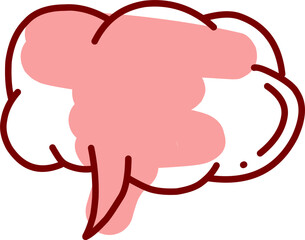 comic speech bubbles element. Cloud cartoon vector illustration