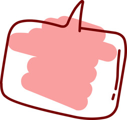 comic speech bubbles element. Cloud cartoon vector illustration