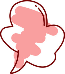 comic speech bubbles element. Cloud cartoon vector illustration