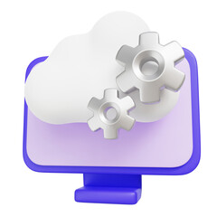 Professional Cloud Engineer 3d Illustration