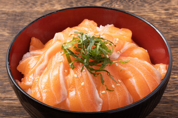 サーモン丼　アトランティックサーモン