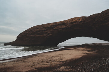 Arch Legzira Beach Sidi Ifni Morocco, Taghwa