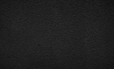 Black dark concrete wall background. Pattern board cement texture grunge dirty. Blackboard blank.