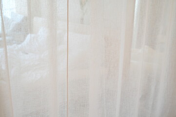 curtain in the room, interior design