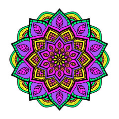 mandala background flower asian ethnic tribal
