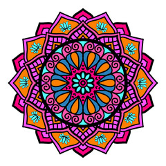 mandala background flower asian ethnic tribal