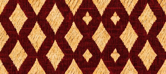Ethnic pattern. Maasai shuka pattern. Generative AI