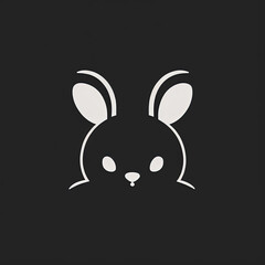 Obraz premium Icon of Baby Animal. Minimalist Isotype Design. 2D Flat Simplified Style. Copyspace for TEXT