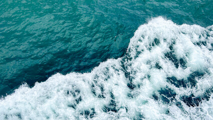 Waves seen across the Atlantic Ocean from Prince Edward Island