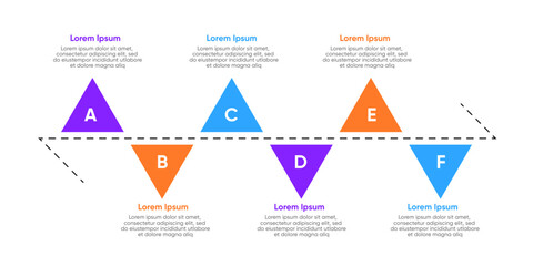 Creative modern business infographic template with information and charts 