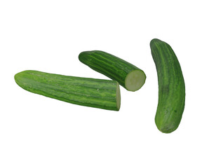 3d rendering realistic cucumber vegetable, concept fruit