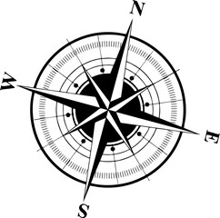 compass design icon vector art