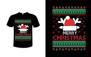 Merry Christmas  t-shirt vector
