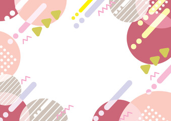 幾何学模様の背景素材