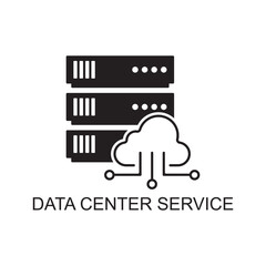data center service icon , technology icon
