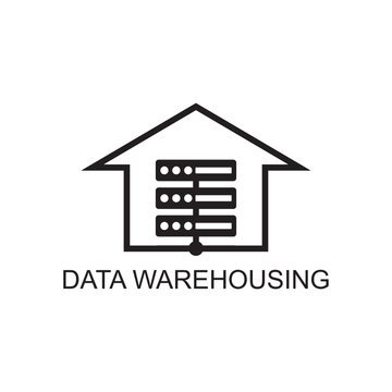 Data Warehouse Icon , Technology Icon