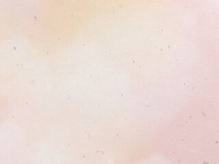 染めむらのある優しい桃色の和紙背景イラスト