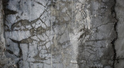 building wall backgrounda unique textured cracks, This is a cement and concrete wall design for patterns and backgrounds, spotty plaster, unique interior wall, faded background