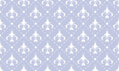 Pastel Damask Fleur de Lis pattern dress vector seamless background wallpaper Fleur de Lis pattern Scandinavian batik Digital texture Design for print printable fabric saree border.
