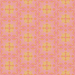 Nature Seamless Pattern Garden Floral Background Damask Plant Aboriginal Ornament Art