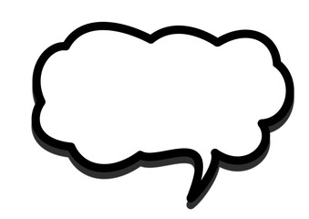 nube de texto, burbuja de texto