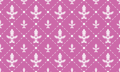 Damask Fleur de Lis pattern meaning vector seamless background wallpaper Fleur de Lis pattern Digital texture Design for print printable fabric saree border.