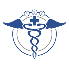 medical icon logo design vector
