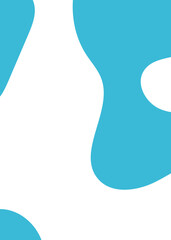 Blue Green Abstract Shape Background