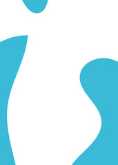 Blue Green Abstract Shape Background