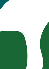 Blue Green Abstract Shape Background