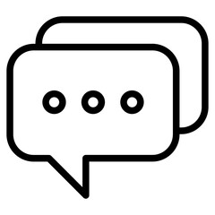 chat line icon