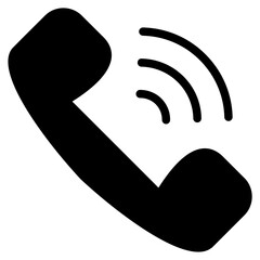 phone glyph icon