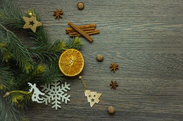 Christmas tree decorations in the form of hearts, Christmas tree toys heart of different colors