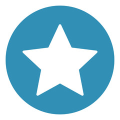 Obraz premium star round icon