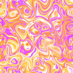 Obraz premium Holographic seamless pattern. The effect of flowing iridescent liquid. Psychedelic effect. Fairy tale unicorn trend background. 90s fashion..